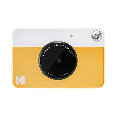 코닥 Kodak Printomatic 프린토매틱 프린트 디지털 즉석 카메라 올인원 디카., Yellow, 1개