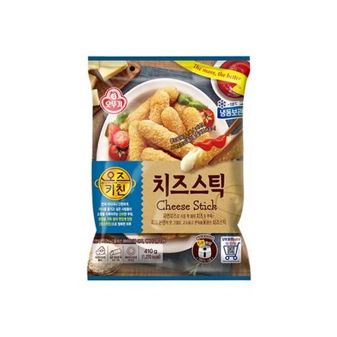 오뚜기 오즈키친 치즈스틱 410G 도시락반찬 아이들간식 간편식 혼밥, 24개