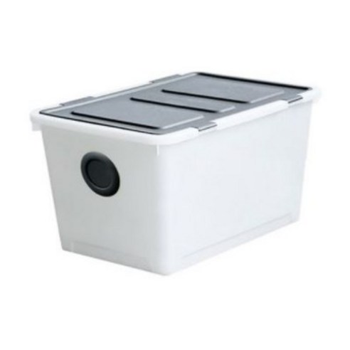 올리빙 도트 리빙박스 120L, 올리브그린, 1개