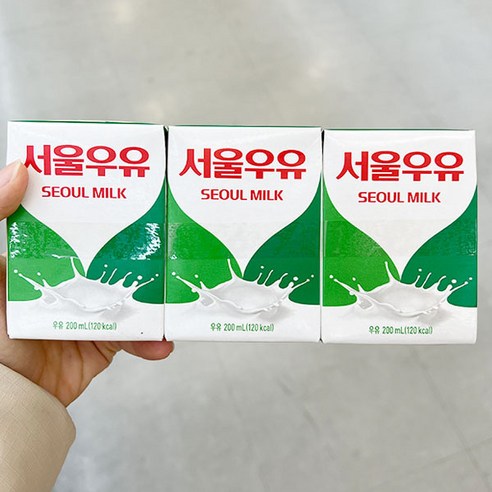 서울 멸균 흰우유 200ml x 3 X 3개, 9개