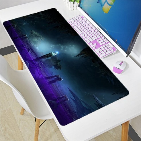 오리와 Wisps 마우스 패드 게임의 의지 대형 Dywan 게이머 키보드 데스크 매트 테이블 카펫 Mousepad XL XXL 900x400, 8_180x220x2mm