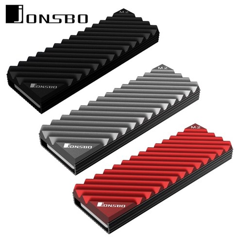 JONSBO M.2 방열판 NVME PS5 SSD 방열판 2280 존스보 플스5용, 블랙