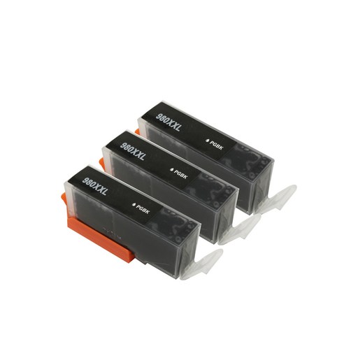 캐논 PGI-980 CLI-981 대용량 XXL 호환 카트리지, PGBK 3개 세트, 3개