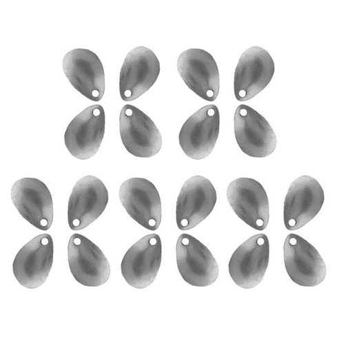 20Pcs 스테인레스 스틸 낚시 미끼 미끼 크랭크 베이트 미끼 소음 미끼, 1.5cm, 그림으로