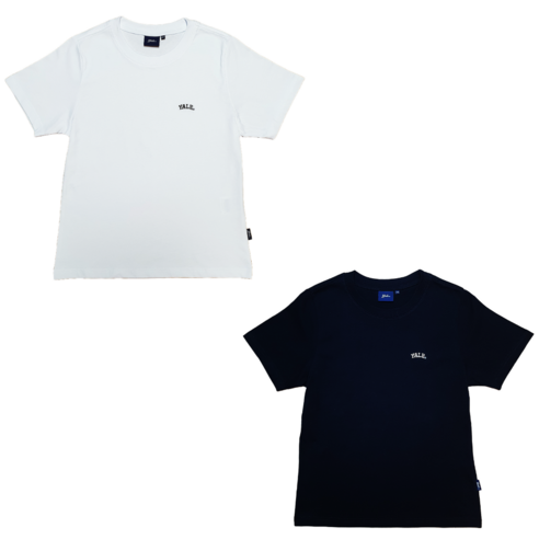 [브랜드매장정품] 예일 스몰 아치 로고 반팔 남녀공용 티셔츠