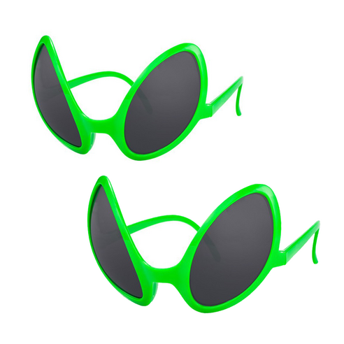 리빙듀오 파티 선글라스 안경 인생네컷 생일 인싸 외계인 픽셀 2개 한세트, 32.외계인선글라스 그린(037)