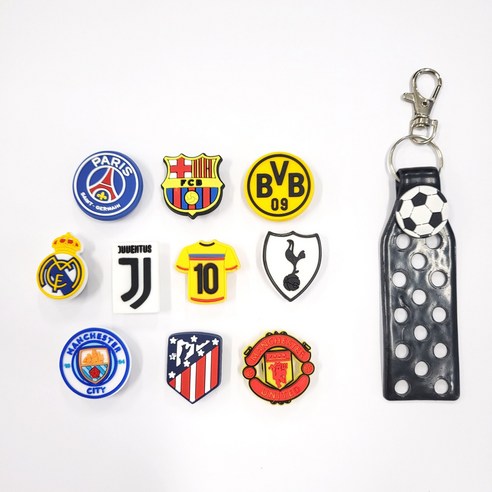 축구 팬을 위한 가치하나 엠블럼 파츠 풀세트: 클럽 애착을 표현하고 스타일을 뽐내세요.