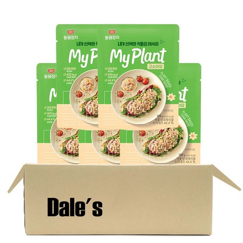 데일즈기획 동원 마이플랜트 참치 (파우치) 고소마요, 100g, 5개