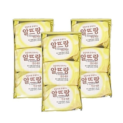 엘지 알뜰하게 오래쓰는 알뜨랑 비누 옐로레몬 140g 3개입 x 6개, 18개