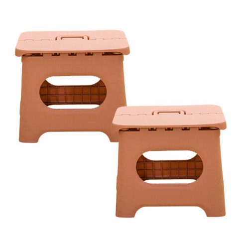 리카 캠핑 커플 접이식 낚시 의자 2P, 핑크