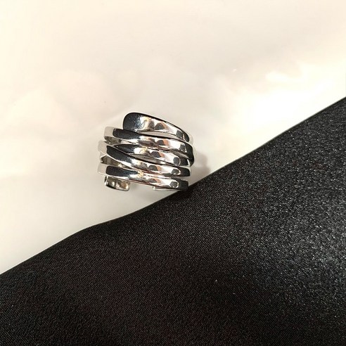 한국어 패션 인터넷 유명인 금속 멀티 링 와인딩 반지 세련된 차가운 바람 반지 색인 손가락 반지