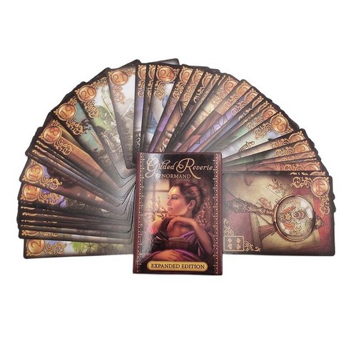 reverie lenormand tarot deck 47 cards 운명 점 tarot card board game with online guidebook for Adult chi, 1-타로덱 36장