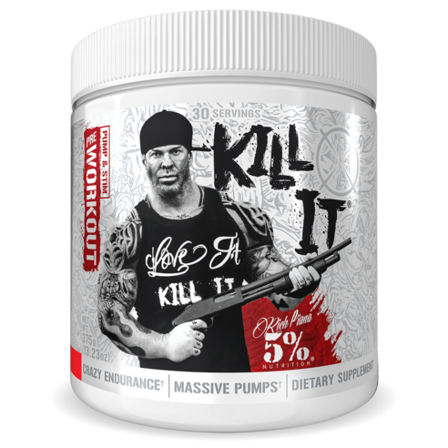 Rich Piana 5% Kill It 리치 피아나 킬잇 30서빙 + shaker(2개이샹 구매시), 1개, 블루베리 레몬에이드