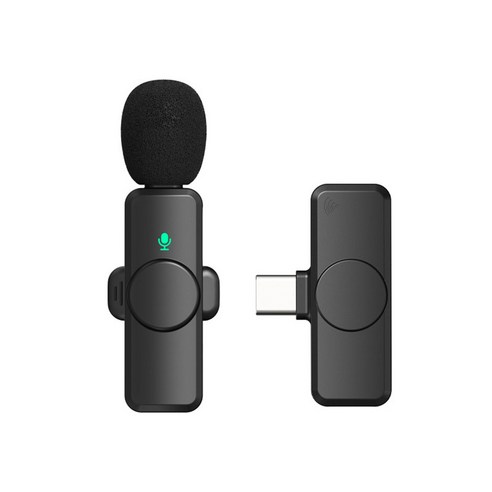 스마트폰 무선 블루투스 마이크 Type-C와 IOS 호환, Type-c