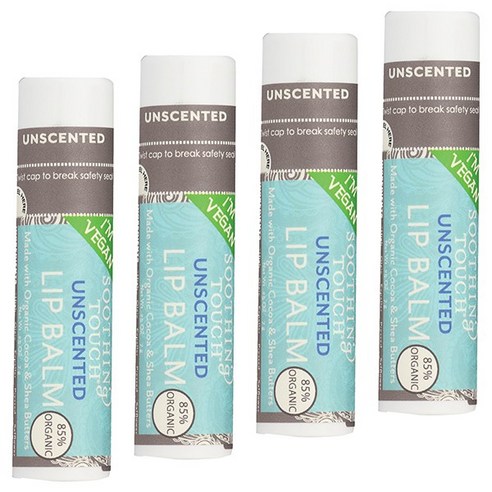 수딩터치 립밤 7g, 4개, Unscented