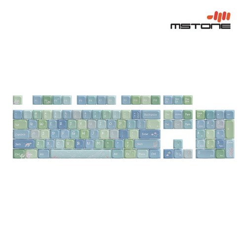 엠스톤 그루브스톤 젤리피쉬 키캡: 키보드에 불어넣는 청량한 여름 바다 엠스톤키캡