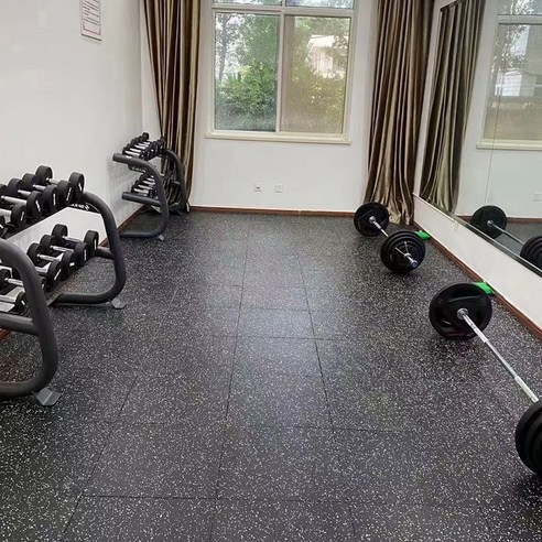 고무블럭 헬스장 바닥 매트 고무패드 EPDM 충격 흡수, 블랙