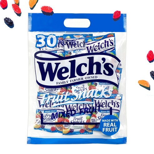 상큼함이 톡톡! 웰치스 믹스 후르츠맛 젤리로 즐거움을 더하다 웰치스젤리