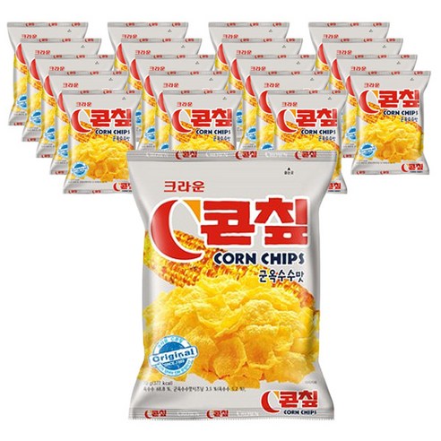 크라운 콘칩 44g x 20개입, 20개