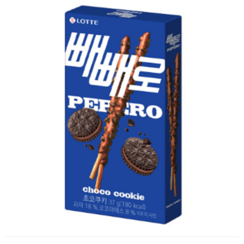 롯데 초코쿠키 빼빼로 37g 8개