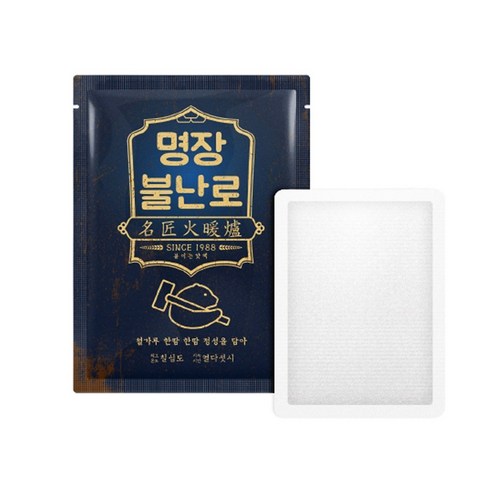 명장불난로 파스형 붙이는 핫팩 40g, 50개