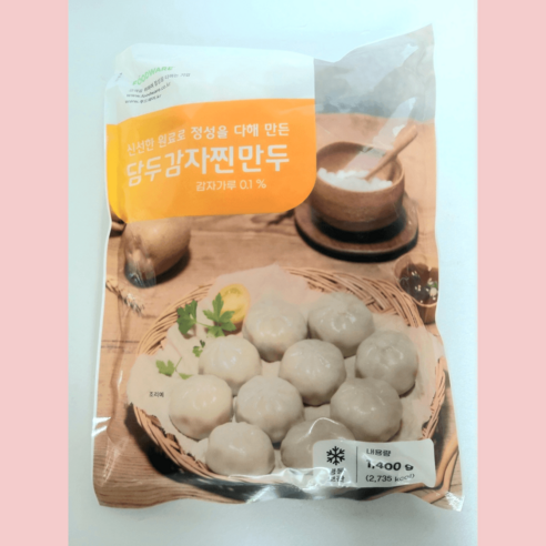 담두 감자 찐 만두 1.4kg, 1개