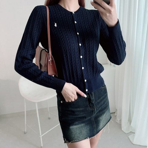 폴로 랄프 로렌 미니 케이블 가디건, 지금 바로 당신의 스타일을 완성하세요!