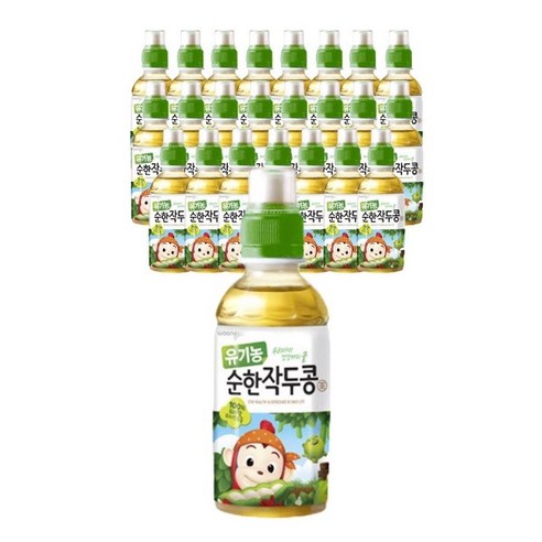 웅진 코코몽 유기농 순한 작두콩차 200ml 24개, 48개