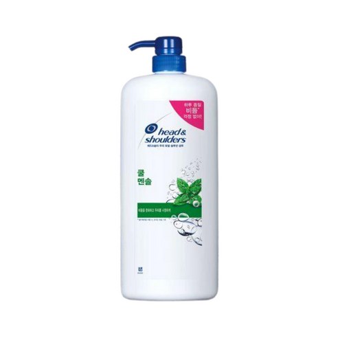 헤드앤숄더 쿨 멘솔 샴푸 대용량, 1200ml, 6개