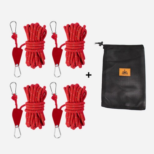 필수 야외 액세서리: KOOLMAN 다용도 이지스토퍼 타프 스트링 세트