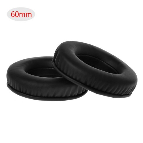 귀 패드 쿠션 스폰지 커버 Earmuff for Philips 베개 헤드셋 교체, 60mm