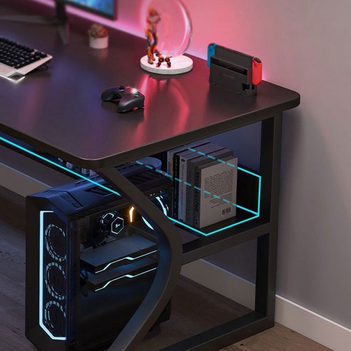 공간 효율 UP! 게이밍과 업무, 모두 만족시키는 다용도 철제 책상