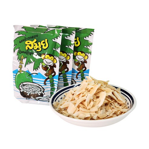 코코넛칩의 달콤하고 바삭한 조화