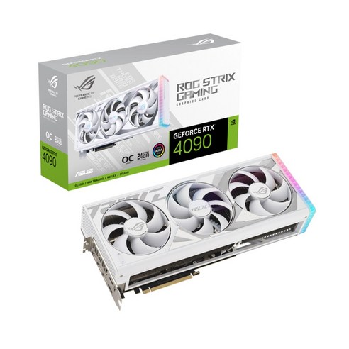 ASUS ROG 지포스 STRIX RTX4090 O24G WHITE, ROG-STRIX-RTX4090-O24G-WHITE 그래픽카드 Best Top5