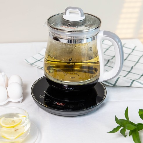 휴앤봇 멀티전기 유리 티포트로 당신의 티타임을 업그레이드하세요!