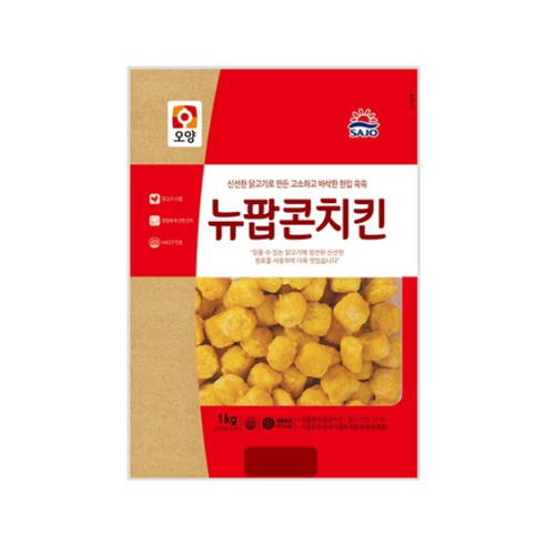 닭고기몰 사조오양 팝콘치킨 (1kg 8개)