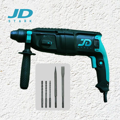 JD스타크 유선 해머 드릴 JD-26YS SDS 로터리 전동공구 전기 콘크리트 1개 
공구/철물/DIY