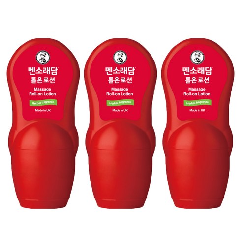 멘소래담 롤 온 로션, 50ml, 3개
