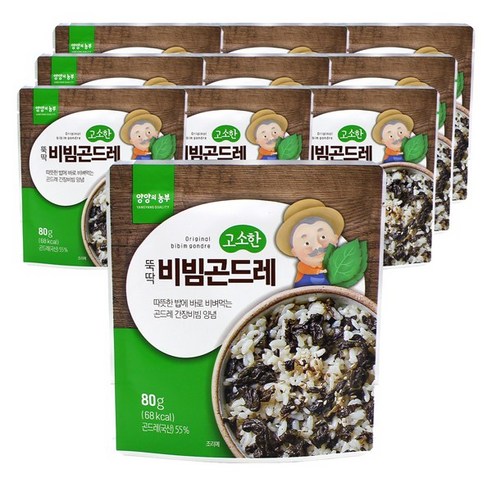 고소한 뚝딱 비빔곤드레 80g x 5개