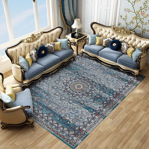 터키 카펫 거실 탁자 침실 서재 소파 바닥 가득 깔다 유럽식 가구 침대 옆 카펫, ADB-4, 160X230CM