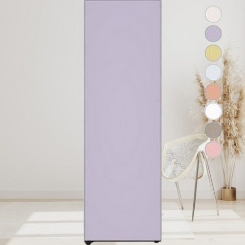 LG전자 컨버터블 패키지 오브제컬렉션 냉동전용고 오토도어 글라스 우열림 방문설치, 크림라벤더 (Y322GL3SK), Y322AA3