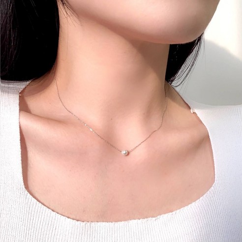 925Silver 스와로브스키 진주 목걸이