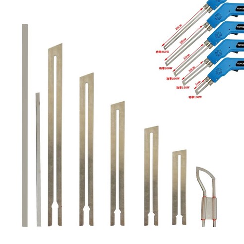 무선 스티로폼절단기 스티로폼 우드락 아이소핑크 전기 가열 나이프 커터 블레이드 니켈크롬 합금 직선 벤딩 슬롯 도구 핫 커팅 머신 액세서리, 7)B17, 1개