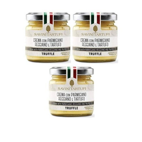 사비니 타르투피. 파르미지아노 트러플 크림. 180g 6.35oz . 3팩, 3개