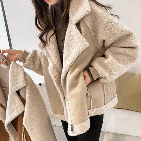 {코패드몰} 여성 페이크퍼 무스탕 자켓