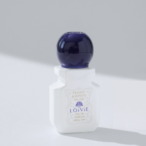로이비 롤온 퍼퓸 EDP, 피오니 앤 화이트머스크, 1개, 7.5ml