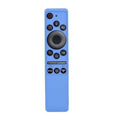 실리콘 케이스 원격 보호 커버를위한 Samsung BN59-01312A/01312B TV Remote, 빛나는 파란색