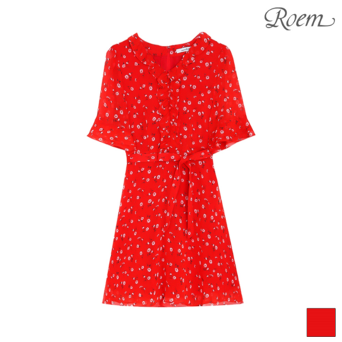 로엠 잔꽃 플라워 원피스 RMOW937R22