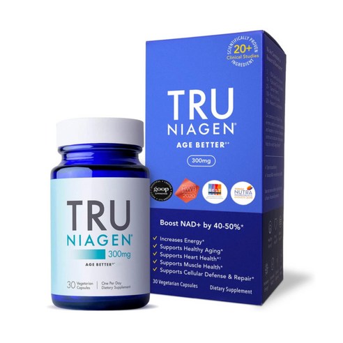 TRU NIAGEN 트루니아젠 니코틴아미드 리보사이드 300mg 30베지캡슐
