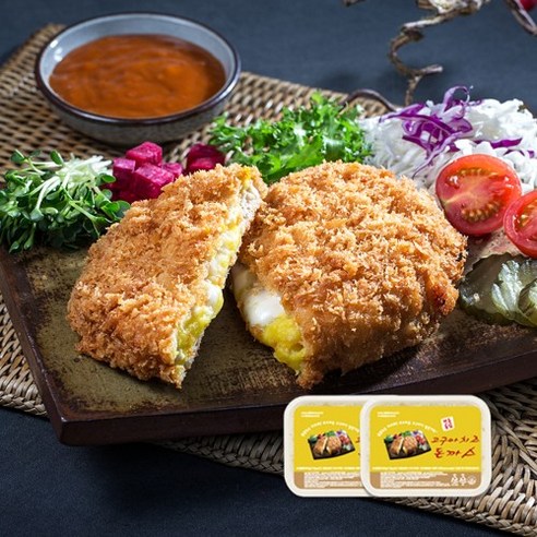 한돈 생등심 생빵가루 수제고구마치즈돈까스, 150g, 2개